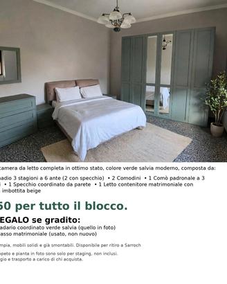 tutto in blocco a 450€