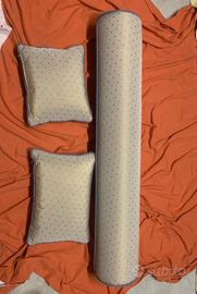 Set 3 cuscini artigianali pois