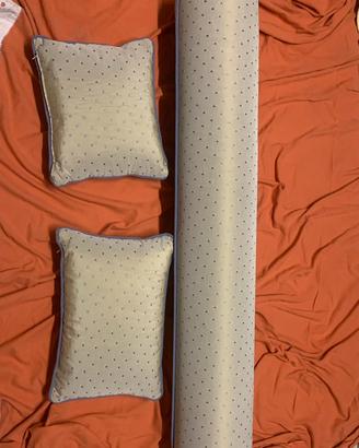 Set 3 cuscini artigianali pois