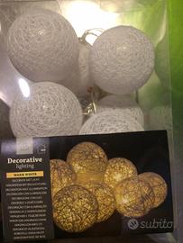 Decorazioni natalizie nuove alimentate a pila