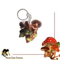 Portachiavi "Gnomo e Lumachina"