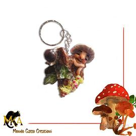 Portachiavi "Gnomo e Lumachina"