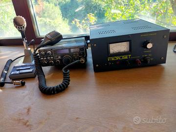 VHF Kenwood all-mode 10W, Alimentatote, Balum 1500