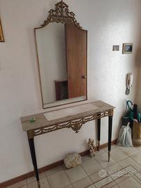 Consolle da ingresso dimensioni specchio 113x63 cm