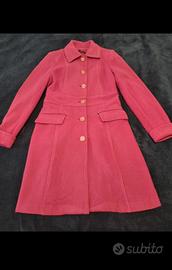 Cappotto invernale lungo fucsia/rosa S