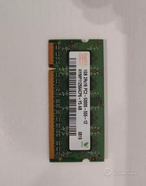 Memoria Ram 1 GB HYNIX SODDR2 2Rx16 