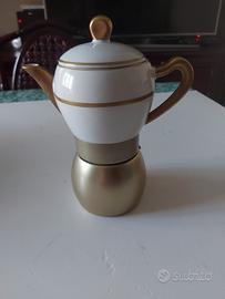 Caffettiera vintage porcellana Laveno anni 60