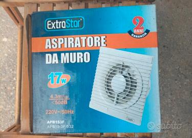 aspiratore muro e finestra