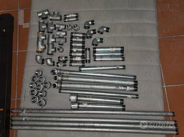 tubi e raccordi zincati per uso idraulico/fai da t