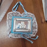 angioletto in lamina d'argento