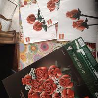 Lego bouquet rose scatola 