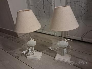 2 lampade abatjour