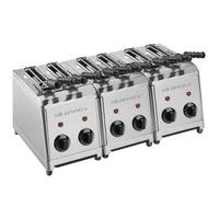 Tostapane a 6 pinze inox NUOVO SCONTATISSIMO