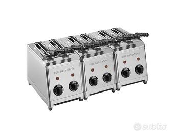 Tostapane a 6 pinze inox NUOVO SCONTATISSIMO