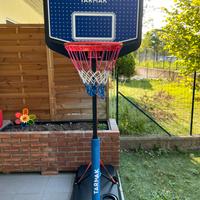 Canestro basket K 900 da 1,60m a 2,20m blu-nero