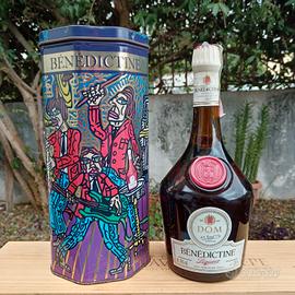 Liquore Benedectine da collezione anni 90 in latta
