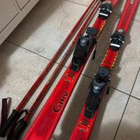 Sci + scarponi 38.5 160cm