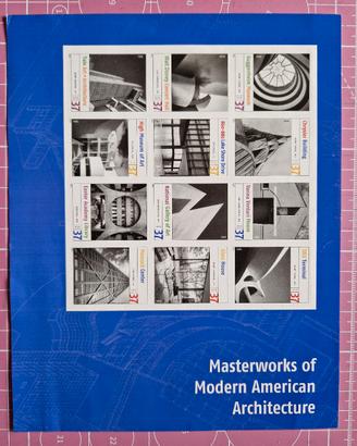 Foglio francobolli USA Masterworks of Modern Ameri