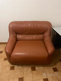 Poltrona Letto in Pelle