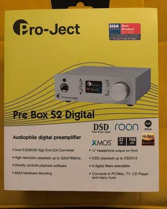 Pro-Ject Pre Box S2 Amplificatore per cuffie