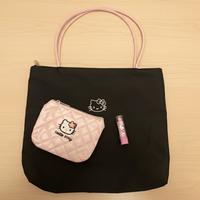Hello kitty borsa+borsetta makeup+gomma