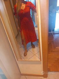 Vestito estivo a pois lungo Zara TgS