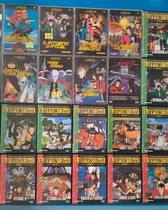DVD LUPIN III 3 rd cartoni FILM EPISODI PUNTATE