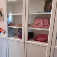 libreria billy ikea con ante in vetro