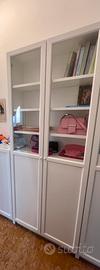 libreria billy ikea con ante in vetro