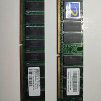2 banchi Ram DDR 512mb 333Mhz