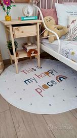 Tappeto tondo cameretta bimbo/bimba
