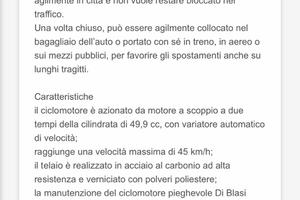 Scooter pieghevole r7e