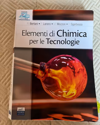 Libro elementi di chimica per le tecnologie