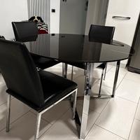 Tavolo e sedie Calligaris tondo diam. 120 cm
