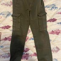 Pantaloni cargo lunghi da Donna color verde