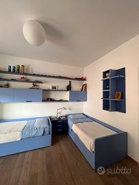 Cameretta Design bambini/ragazzi 3 letti