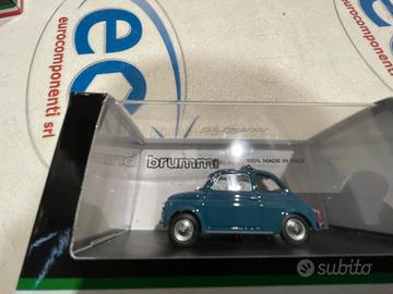 R454-06 MODELLINO FIAT 500F 1965-1972 APERTA AZZUR