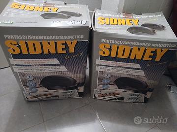portasci magnetici Cora Sidney per sci e snowboard