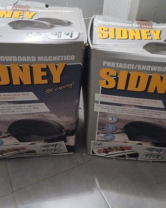 portasci magnetici Cora Sidney per sci e snowboard
