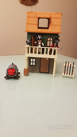 Playmobil forte dei pirati -Jeep trasporto cavalli