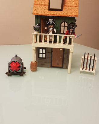Playmobil forte dei pirati -Jeep trasporto cavalli