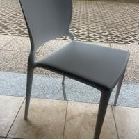 Set 4 sedie Bianche in polipropilene