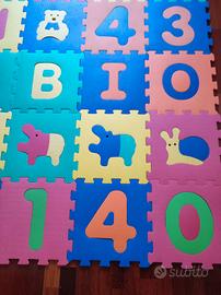 Tappeto puzzle gomma