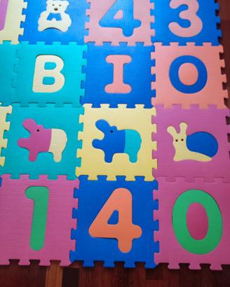 Tappeto puzzle gomma