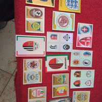 15 scudetti panini calciatori varie annate 