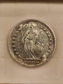 Moneta ½Franco Svizzero 1940 – Argento 835‰