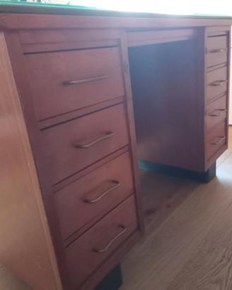 Scrivania anni 40 legno