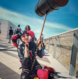 Harley quinn cosplay costume martello gigante