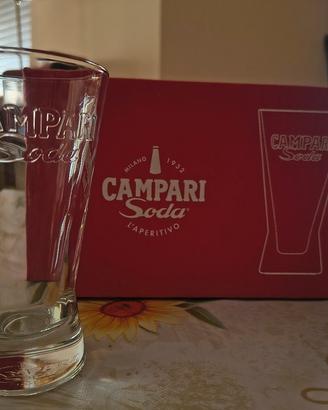 bicchieri originale CAMPARI 
