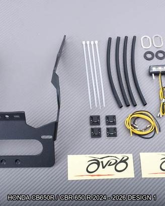 Portatarga corto HONDA CB650R CBR 650 R 2024 2026